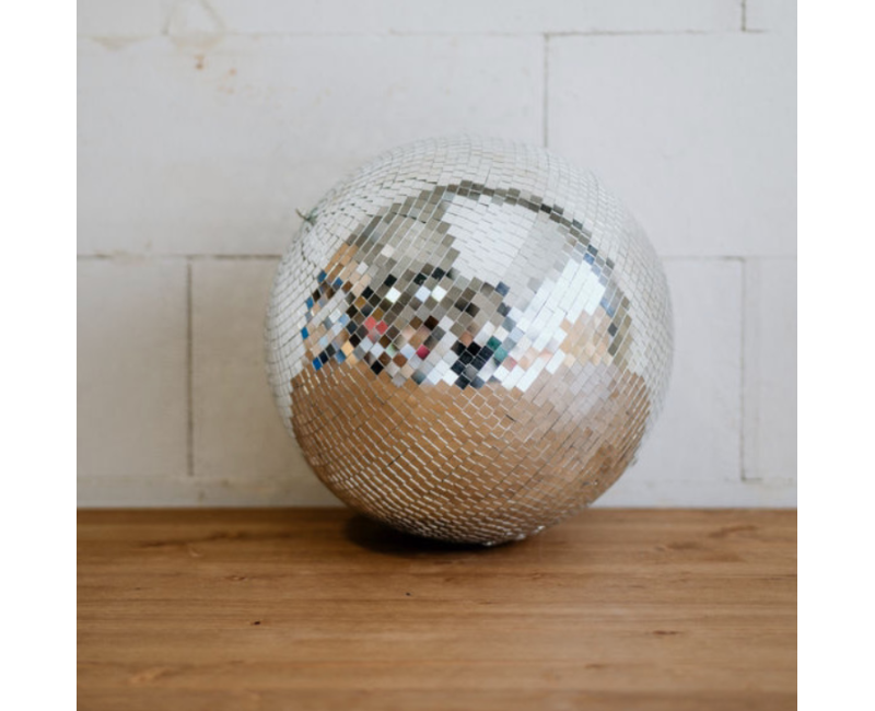 Boule à facettes argent 40 cm