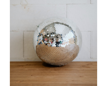 Boule à facettes argent  40 cm