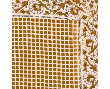 Petit Foulard Apaches Manika Mosaic - Tabacco