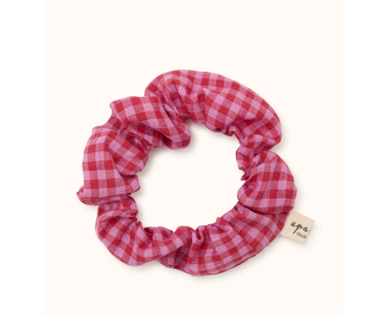 Chouchou en coton Khadi fuchsia Small Manjuk – Apaches Collections Chouchou en coton Khadi fuchsia Small Manjuk – Apaches Collections
