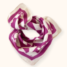 Petit Foulard Apaches Vanika Damier - Fuchsia