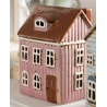 Photophore maison rose