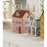 Photophore maison rose