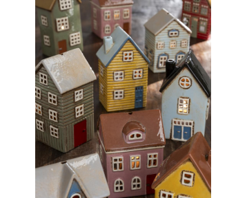 Photophore Maison Vert