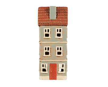 Photophore maison vert clair