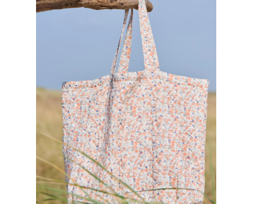 sac cabas fleuri