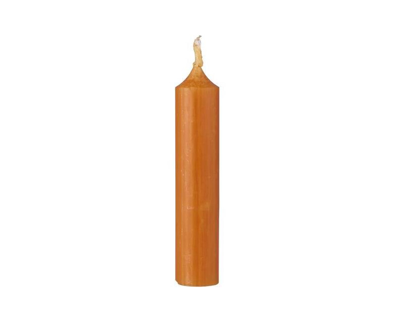 Petite bougie rustique - caramel
