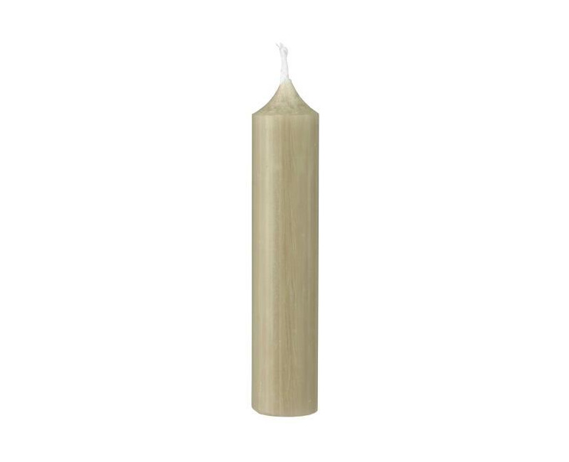 Petite bougie rustique - vert dusty
