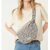Sac Banane Rivedroite Custine XL - Léopard gris