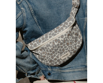 Sac banane Rivedroite Custine - Léopard gris