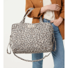 Sac Rivedroite darcy - Léopard gris clair