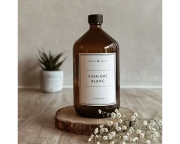 Bouteille ambré vinaigre blanc