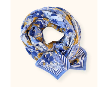 Grand Foulard Apaches Latika Joy - Océan