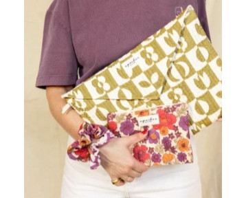 Mini Pochette Apaches Mana Joy - Macadamia