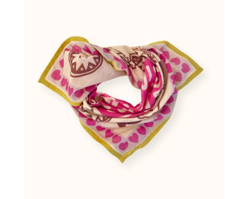 Petit foulard Apaches Mamavida - Mummy fuchsia