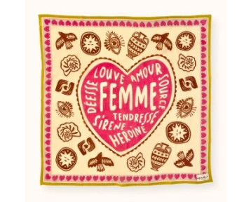 Foulard en coton imprimé Mamavida – Apaches Collections