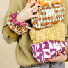 Trousse Gaya Apaches Damier - Fuchsia