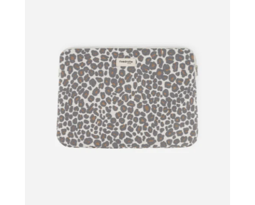 Housse ordinateur 13/14 pouces léopard gris – Vivienne Rivedroite chez Boêtique