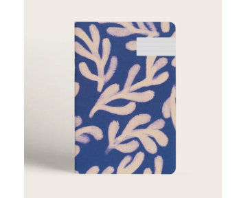 Carnet lignées Mouvement bleu 14x21 cm – Season Paper chez Boêtique