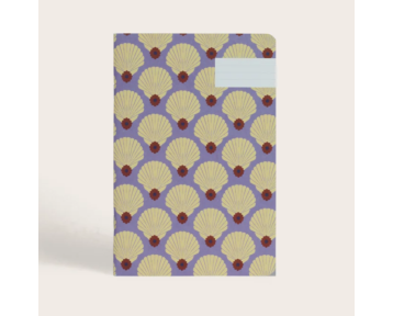 Carnet ligné motif coquillages & fleurs Ariel – Season Paper chez Boêtique