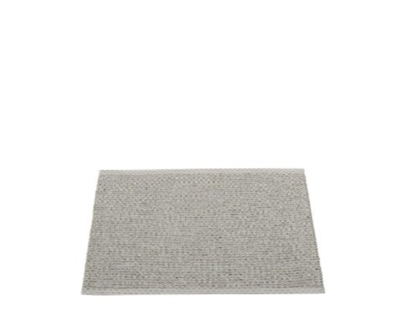 Tapis ruban pvc tissé gris métallisé Tapis ruban pvc tissé gris métallisé