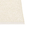 Tapis Svea Vanille/beige métallisé 70x160
