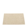 tapis pvc beige métallisé