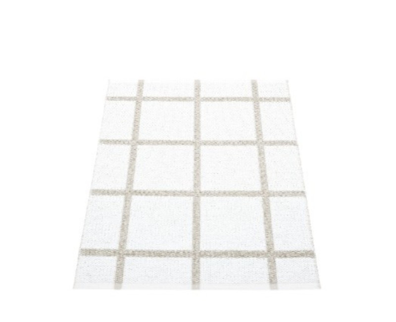 Tapis Ada White/stone métallic 70X100