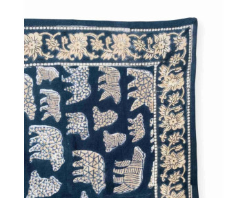 Petit foulard Apaches Manika Ours - Orage