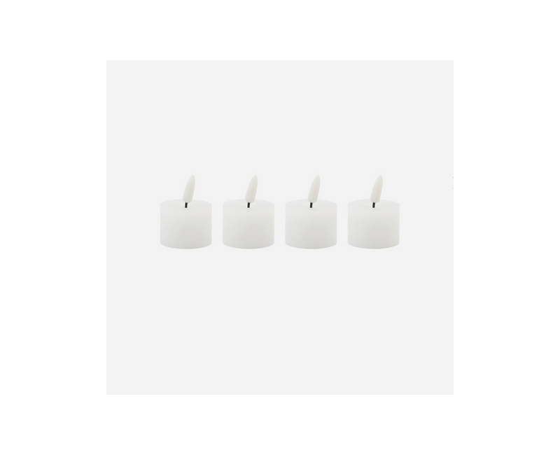 Bougies Led Blanc x 4