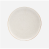 Assiette plate Pion blanc