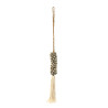 Pampille en coquillage gris