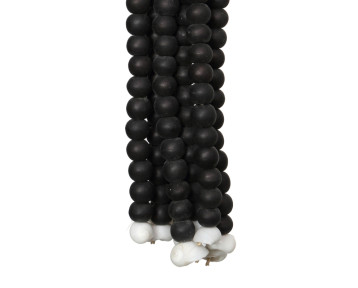 Pampille perles bois - Noir