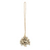 Pampille coquillages boule - Gris