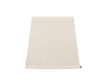 tapis pvc tissé couleur lin rayures fines