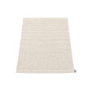 tapis pvc tissé couleur lin rayures fines