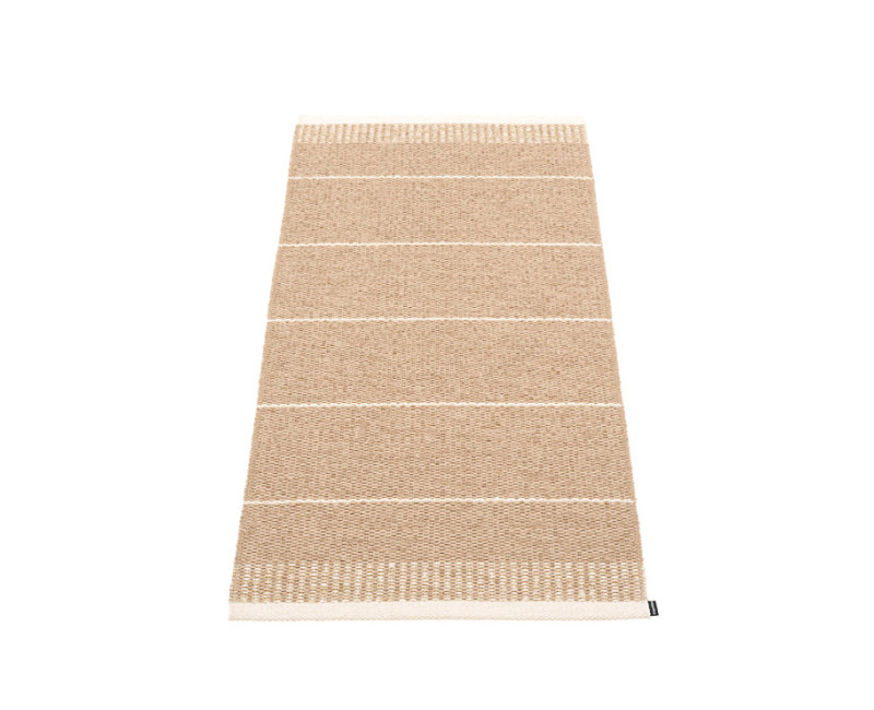 tapis pvc tissé beige à rayures différentes blanches tapis pvc tissé beige à rayures différentes blanches