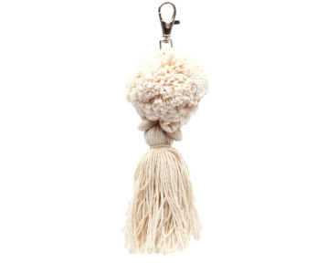 Porte clés pompon