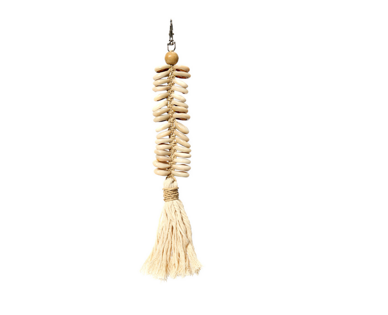 Porte clés Fishbone - Blanc