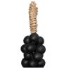 Pampille en perles bois et coton - 2 coloris