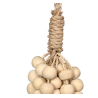 Pampille perles bois - Naturel