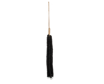 Pampille déco en perles bois 2 coloris