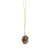 Pampille coquillages boule - Marron
