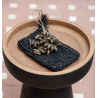 Pampille en coquillages marrons