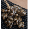 Pampille en coquillages marrons
