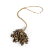 Pampille coquillages boule - Marron