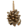 Pampille en coquillages marrons