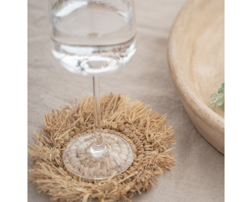 Sous verre raffia Fringe