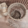 Panier à linge en jonc de mer