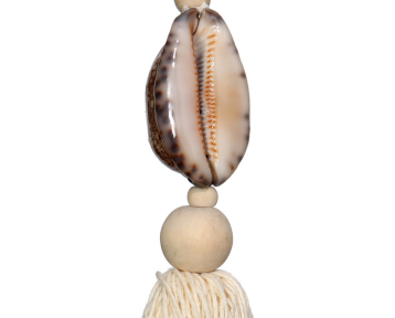 Porte clés marron et naturel